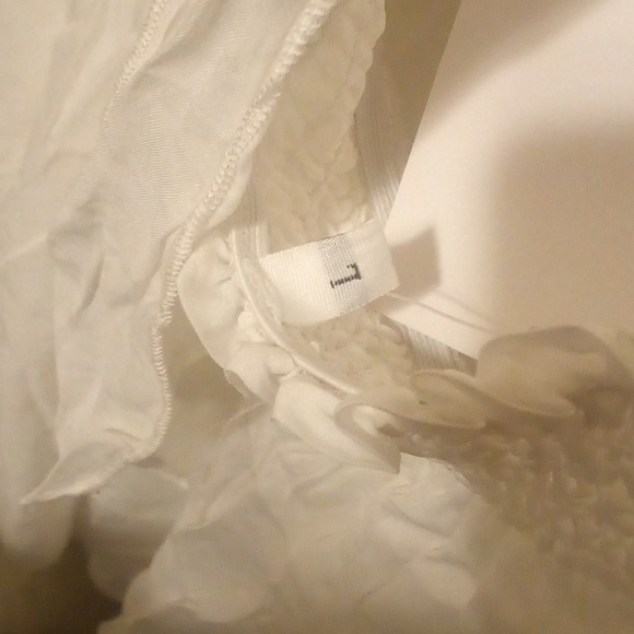 NWT - Summer Tie Back Lace Sleeves Ruffle A-Line Casual Layer Hem Mini Dress - Picture 11 of 14